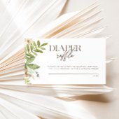 野生の植物性おむつ素朴ラッフル エンクロージャーカード