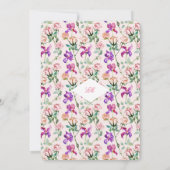 野生の植物最大主義結婚の 招待状 (裏面)