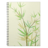 野生の様式化されたの色彩の鮮やかな水彩画カード ノートブック (正面)