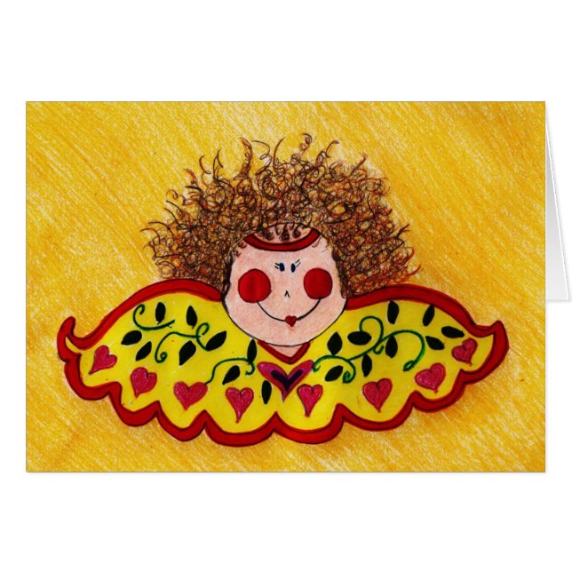 野生の毛の天使 (正面横)