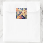 野生の水仙シール スクエアシール (バッグ)