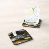 野生の池のスライダーのカメ コースター (右側)