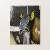 野生の池のスライダーのカメ ジグソーパズル (縦)