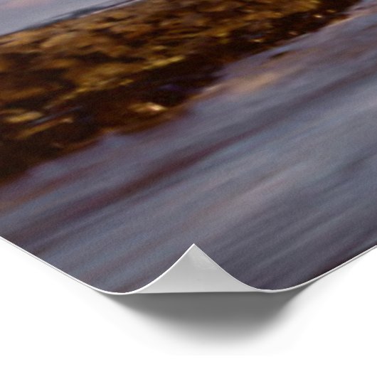 野生の海岸の壁の穴 ポスター (角)