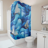 野生の海 シャワーカーテン (インサイチュ)