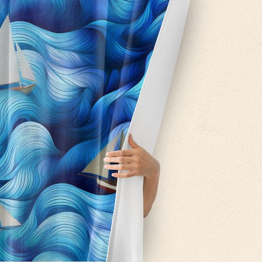 野生の海 シャワーカーテン