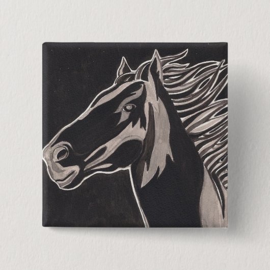 野生の火ボタン 缶バッジ (正面)