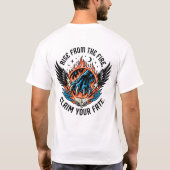 野生の炎の力で蘇れ Tシャツ (裏面)