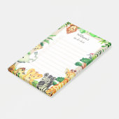 野生の熱帯ジャングル動物がリストに載る番号 ポストイット (アングル)