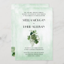 野生の熱帯フォーマルの結婚葉