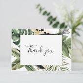 野生の熱帯ヤシモンステラ サンキューカード (スタンド正面)