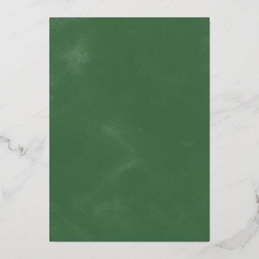 野生の熱帯ヤシ |金カジュアル箔結婚箔 箔招待状 (裏面)