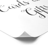 野生の熱帯性のパームカードとギフトサイン ポスター (角)