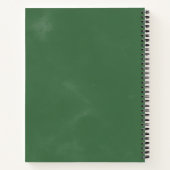 野生の熱帯性のパーム赤ちゃんシャワーギフトリスト ノートブック (裏面)