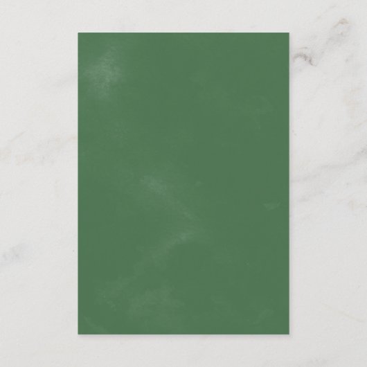 野生の熱帯性パームディスプレイシャワー エンクロージャーカード (裏面)