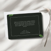 野生の熱帯離れの写真結婚のサンキューカード サンキューカード