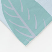 野生の熱帯雨林計画とシームレスなパターン フリースブランケット (角)