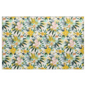 野生の熱感じ帯ハイビスカスフローラ ファブリック (ファットクウォーター)