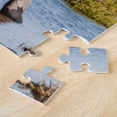 野生の牛のパズルのジグソー。 ジグソーパズル (側面)