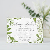 野生の牧草地ブライダルシャワー延期 招待状 (スタンド正面)