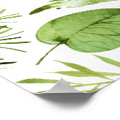 野生の牧草地結婚歓迎 ポスター (角)