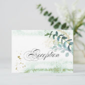 野生の牧草地 |グリーンボタニカルウェディングレセプション 招待状 (スタンド正面)