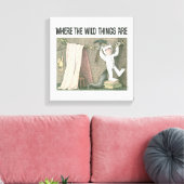 野生の物がある場所 |シーン1 キャンバスプリント (インサイチュ (リビング))