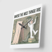 野生の物がある場所 |シーン1 スクエア壁時計 (傾斜)