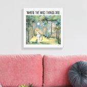 野生の物がある場所 |シーン4 キャンバスプリント (インサイチュ (リビング))