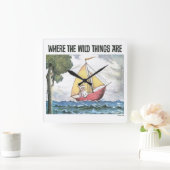 野生の物がある場所 |シーン5 スクエア壁時計 (ホーム)