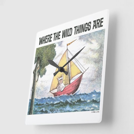 野生の物がある場所 |シーン5 スクエア壁時計 (傾斜)