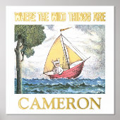 野生の物がある場所 |シーン5 箔ポスター (正面)