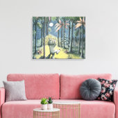 野生の物がある場所 |シーン6 キャンバスプリント (インサイチュ (リビング))