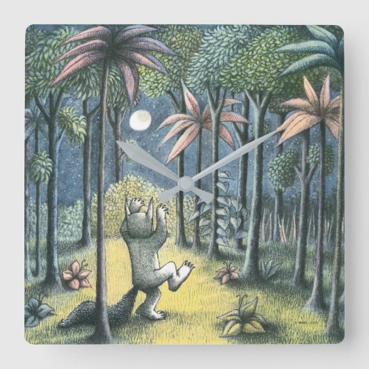 野生の物がある場所 |シーン6 スクエア壁時計 (正面)