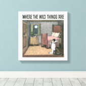 野生の物がある場所 |シーン7 キャンバスプリント (インサイチュ (ウッドフロア))