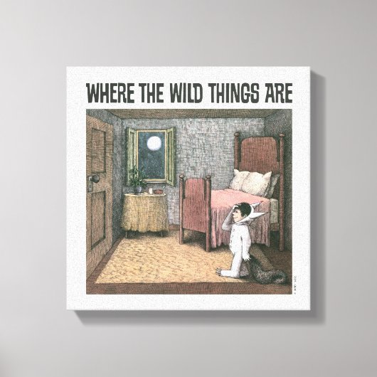 野生の物がある場所 |シーン7 キャンバスプリント (正面)