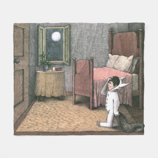 野生の物がある場所 |シーン7 フリースブランケット (正面(横))