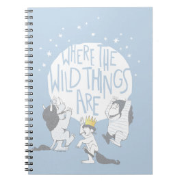 野生の物がある場所 |月と星 ノートブック