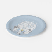 野生の物がある場所 |月と星 ペーパープレート (アングル)