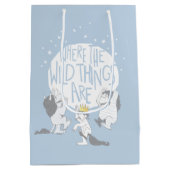 野生の物がある場所 |月と星 ミディアムペーパーバッグ (裏面)