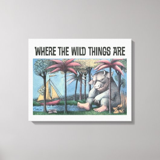 野生の物がある場所 |表紙 キャンバスプリント (正面)