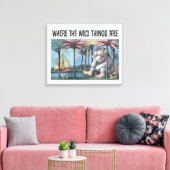 野生の物がある場所 |表紙 キャンバスプリント (インサイチュ (リビング))