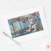 野生の物がある場所 |表紙 長方形シール (封筒)