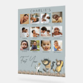 野生の物がある場所 – 12ヶ月フォトコラージュ アクリルサイン (傾斜)