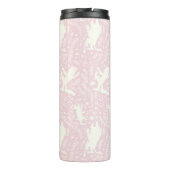 野生の物がピンクの花のパターンを タンブラー (裏面)