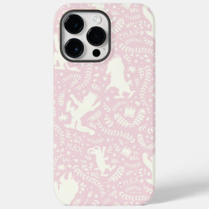 野生の物がピンクの花のパターンを Case-Mate iPhone 14 PRO MAXケース