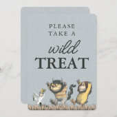 野生の物が存在する場所 |お楽しみください 招待状 (正面/裏面)