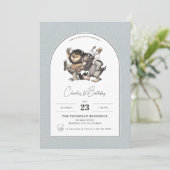 野生の物が存在する場所 |アーチ誕生日 招待状 (スタンド正面)