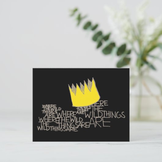 野生の物が存在する場所 |クラウン ポストカード (スタンド正面)