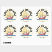 野生の物が存在する場所 |ハッピーバースデー ラウンドシール (シート)